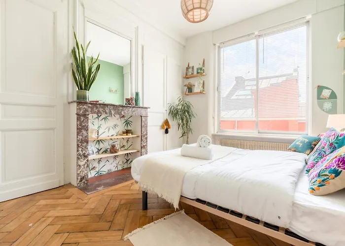 Wazemmes Appartement Lumineux A Cote Du Marche!